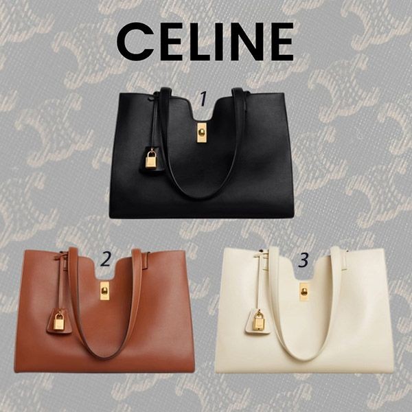 可愛いセリーヌ カバ 16トートバッグ スムースカーフスキン 偽物 3色 112583EZU.04LU