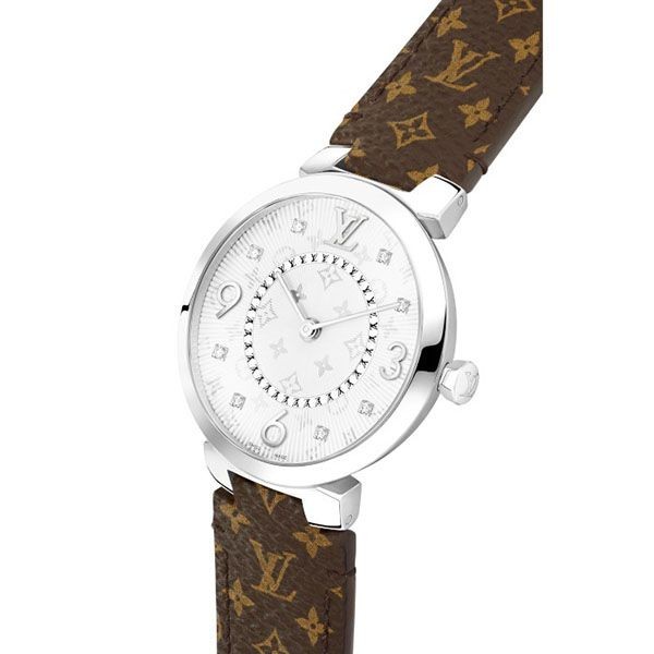 ルイヴィトン 腕時計☆ タンブール スリム MM モノグラム QBBB56