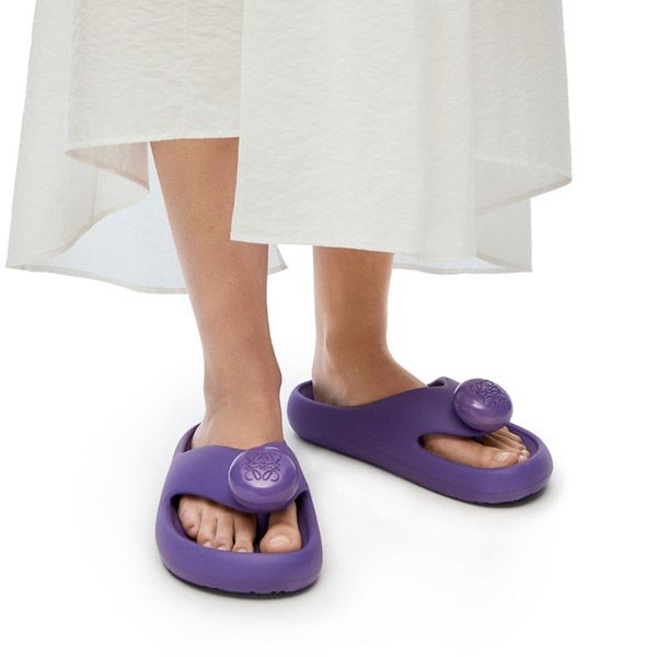 追跡付きで安心届けロエベ バブル トング スライド サンダル コピー 4色 L616S03X02