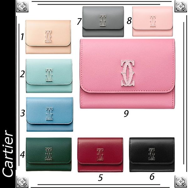 人気No1カルティエ コピー ドゥーブルC ドゥ ミニウォレット 財布 9色 L3001911