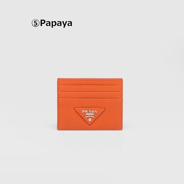 完売色あり！【プラダ】レザーカードホルダー 偽物 全6色 1MC025_2BBE