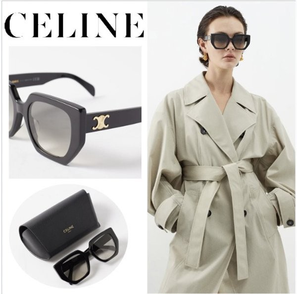 【関税・送料込】【セリーヌ】トリオンフ ストーリー オーバーサイズサングラス 偽物