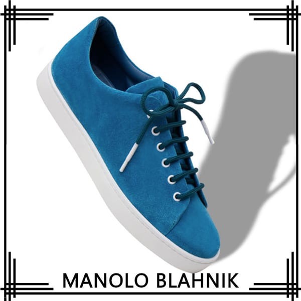 2023SSMANOLO BLAHNIK 偽物 メンズ SEMANADO スニーカー スエード 322-2374-0005