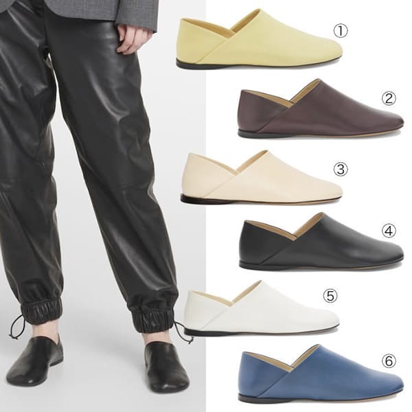 ロエベ TOY トイ スムース レザースリッパ 偽物 6色 L814466X22