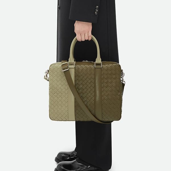 【奇跡の再入荷！即発送】ボッテガ ヴェネタ コピー ラージ イントレチャート ブリーフケース 全2色 755128V3AF12059