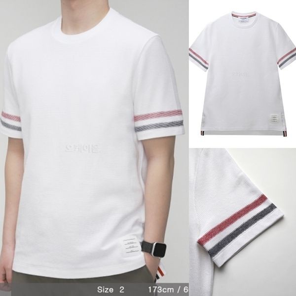 《超人気》トム・ブラウン コピー半袖ラウンドネックTシャツw23081902