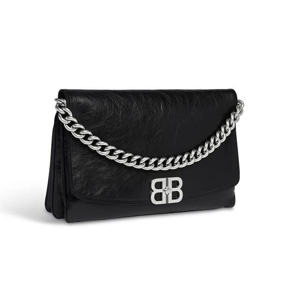 高級感溢れる☆バレンシアガ BB ソフトフラップ バッグ オプティック ホワイト 偽物 2色 7484882AAIY9001