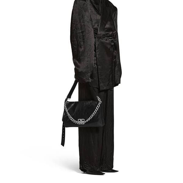 高級感溢れる☆バレンシアガ BB ソフトフラップ バッグ オプティック ホワイト 偽物 2色 7484882AAIY9001