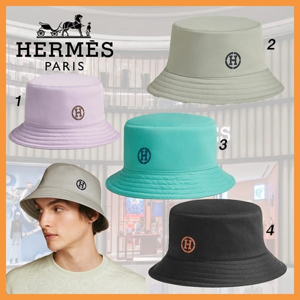 稀少エルメス Hサークル バケットハット コピー 4色 H231048N02