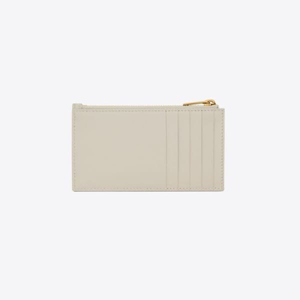 サンローラン 偽物 フラグメント ジップ カードケース 2色 611558AAB4K1025