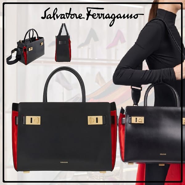 2023AWフェラガモ コピー ガンチーニ トートバッグ ラージ 213983 766772