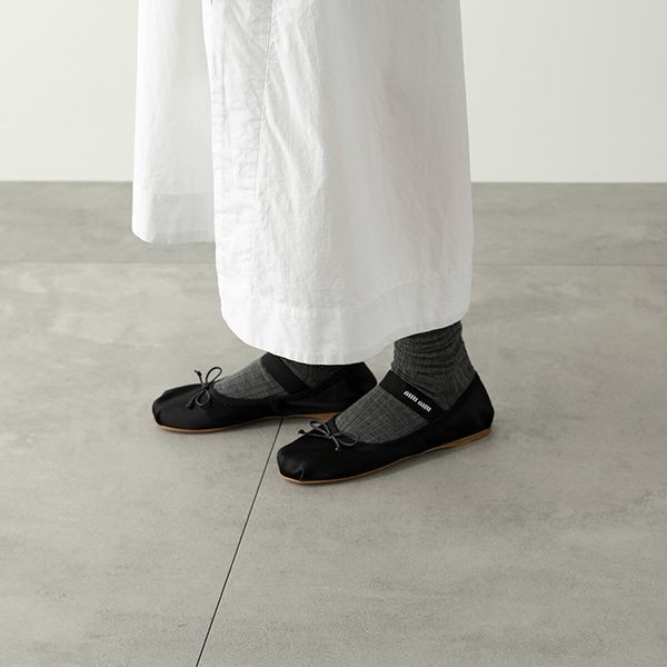 ミュウミュウ バレエシューズ 5F794DFA005 QU6 パンプス