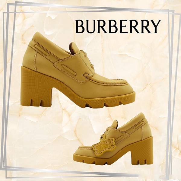 ☆超人気☆バーバリー ヌバック ストライド ローファー 偽物 80747251