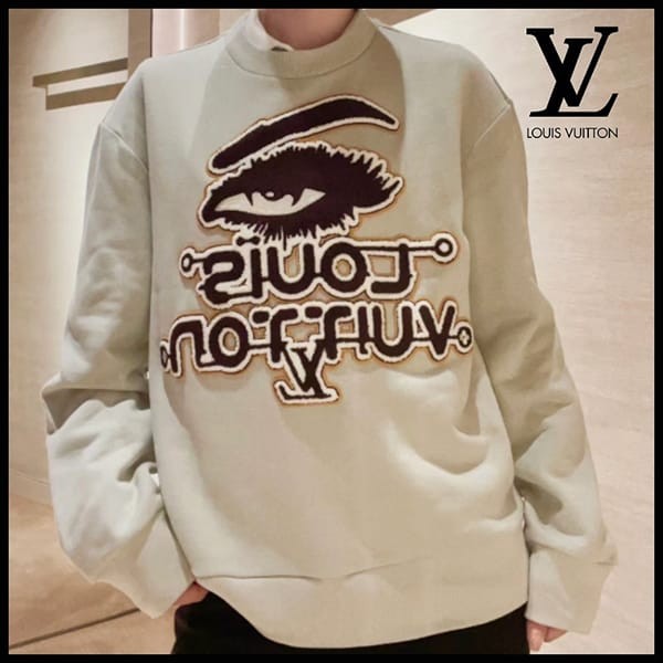 【新デザイン】ルイヴィトン コットン スエットシャツ 偽物 1ABYJU