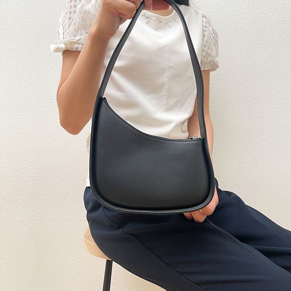 ザロウ マルゴー 似てる ザロウ ハーフ ムーン バッグ 偽物レザー ハンドバッグW1249L52