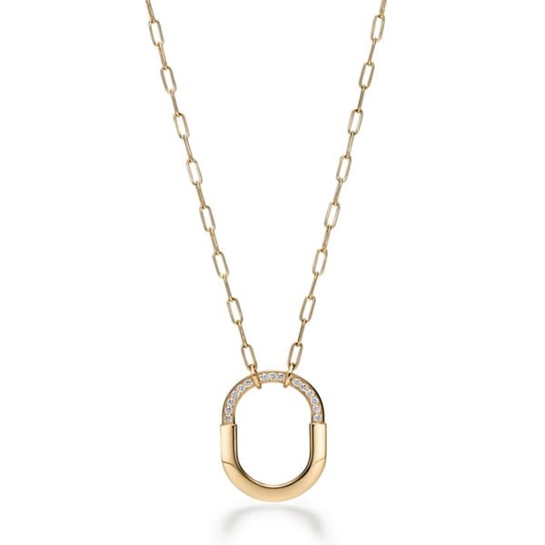 【山田涼介 愛用】 ティファニー ネックレス 偽物 ロック ペンダント（ミディアム）ダイヤモンドをセッティング 3色 72342143