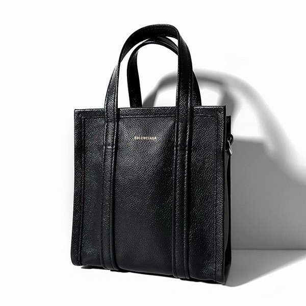 バレンシアガ 偽物 バザール ショッパー XXS BLACK バッグ 513988 2UQQN 1000
