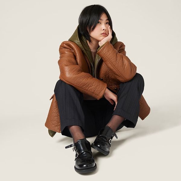 [ミュウミュウ] Churchs ローファー 偽物 5E039E055