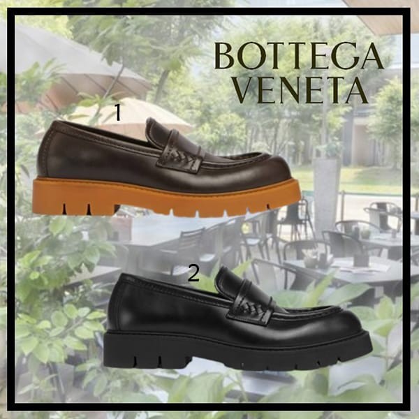 可愛いボッテガヴェネタ サドルストラップ レザーローファー コピー 2色 763711V2WT01000