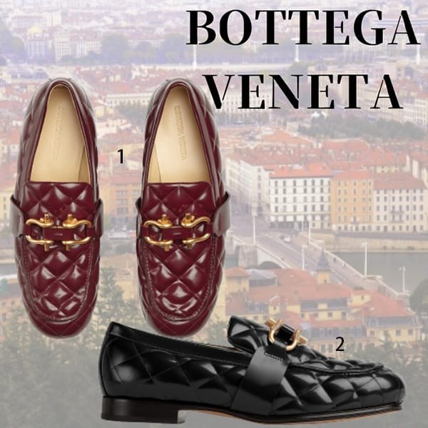 速達発送ボッテガヴェネタ 偽物 ムッシュ キルティング レザー ローファー 2色 729878V2O101000