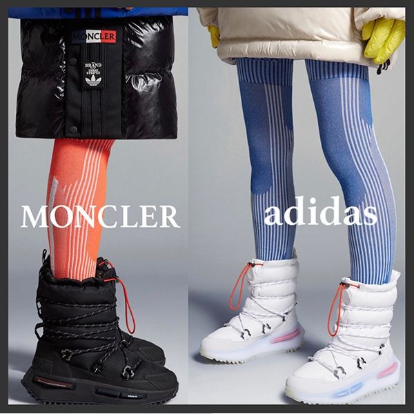 【手元に在庫有】【モンクレール ×アディダス】 NMD Mid ブーツ 偽物I209S4F