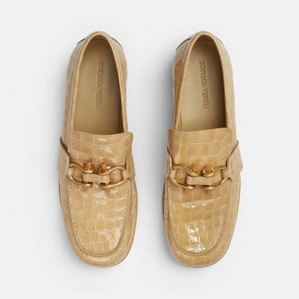 ボッテガ ヴェネタ 偽物 クロコダイル レザー ローファー 靴 2色 708902V2DW06084