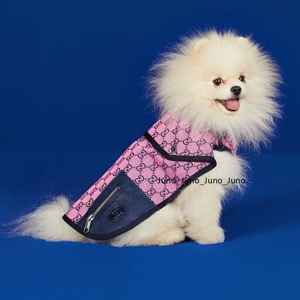 グッチ GGペット服 偽物コート ピンク ジップポケット付695730ZAJBL