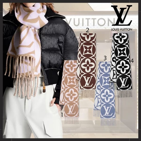 大人気定番ヴィトン マフラー 偽物 メダリオン アクセサリー 4色 M79213