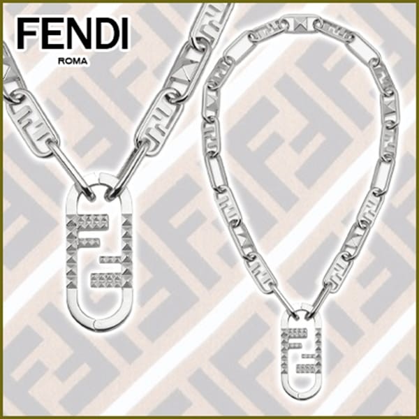 《大人気》フェンディ オーロック シルバーカラー メタル ネックレス 偽物 8AK331B08F0TH0