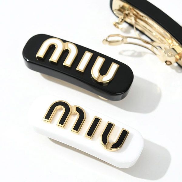 2024SSミュウミュウ コピー プレックスxメタル ヘアクリップ 5IF072 2F72