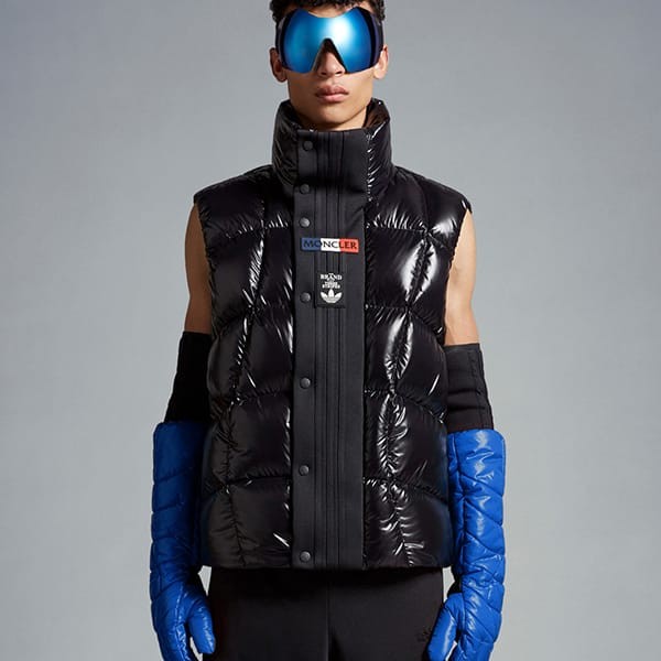 【セレブ多数愛用】モンクレール×アディダス 偽物 コラボ ボゾンロゴ入ダウンベスト Bozon 4色 I209S1A00011M2267335