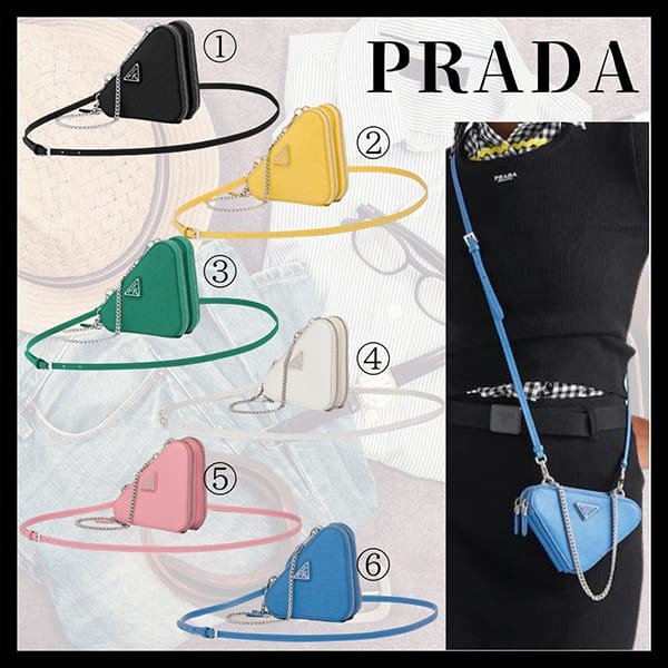 早い者勝ち♪プラダ ショルダーバッグ コピー 三角系のロゴ ナイロン 6色 1NR015_053_F0002