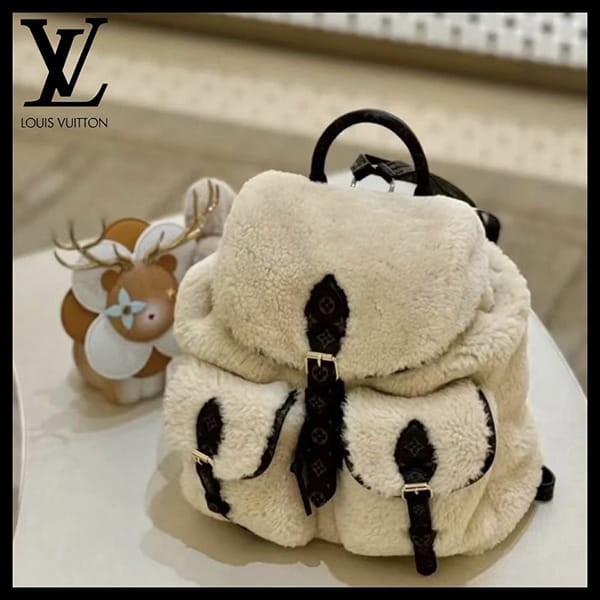 速達発送ルイヴィトン 偽物 SKI もこもこ バックパック モノグラム M23384