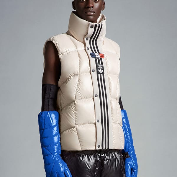 【セレブ多数愛用】モンクレール×アディダス 偽物 コラボ ボゾンロゴ入ダウンベスト Bozon 4色 I209S1A00011M2267335