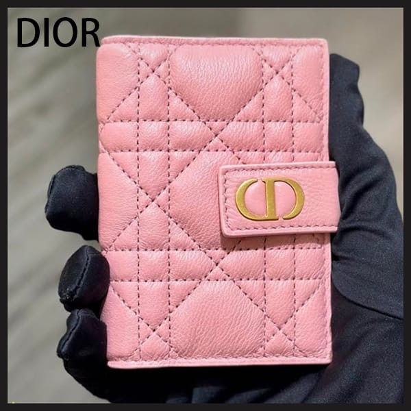 速達発送ディオール 偽物 Caro バーティカル カードホルダー 財布 S5157UWHC_M92P