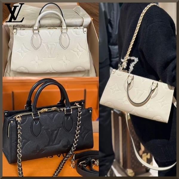 新作もセール価格！ルイヴィトン オンザゴー EW 偽物 バッグ 2色 M23698