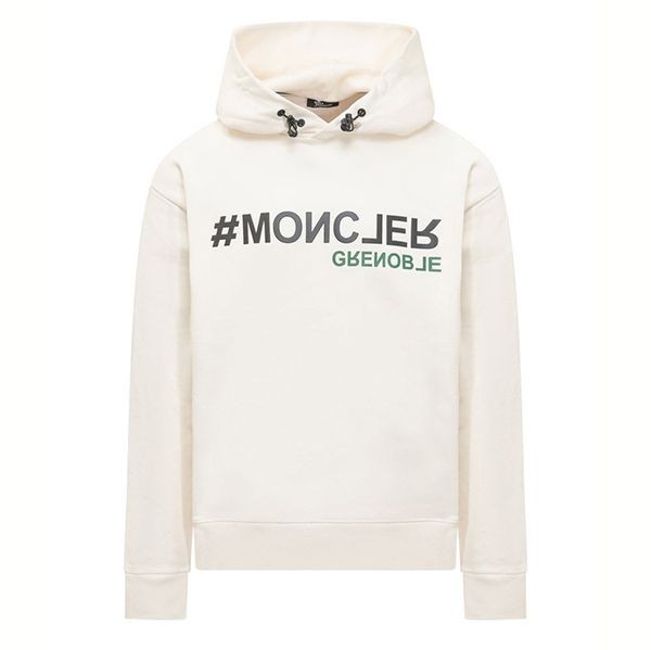 先取り！黒ダウンと◎モンクレール グルノーブル 偽物ロゴ パーカー フーディI20978G