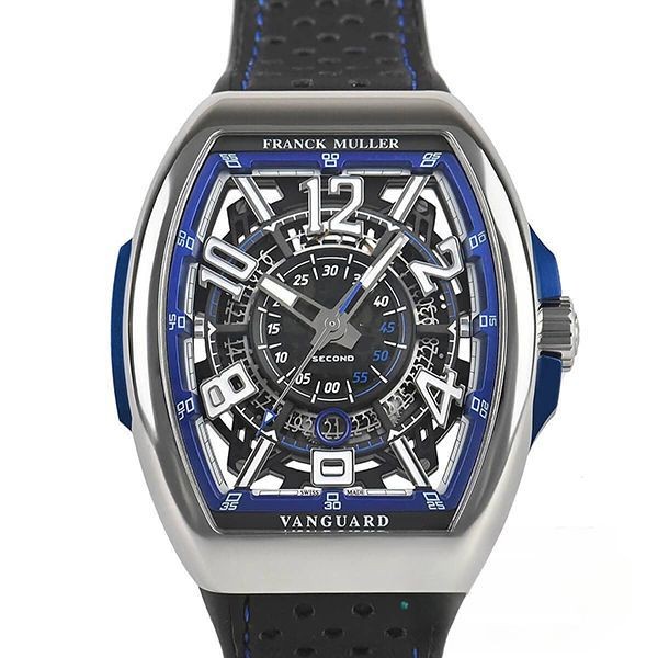 即納でお届けフランク・ミュラー ヴァンガード レーシング スケルトン V45SCDT SQT RCG