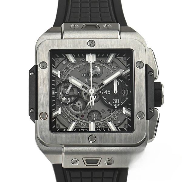 ウブロ スクエアバン スーパーコピー ウニコ チタニウム 821.NX.0170.RX