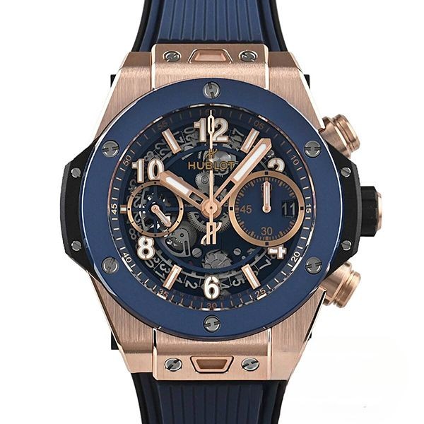 大人気！ウブロ ビッグバン ウニコ キングゴールドブルーセラミック 441.OL.5181.RX