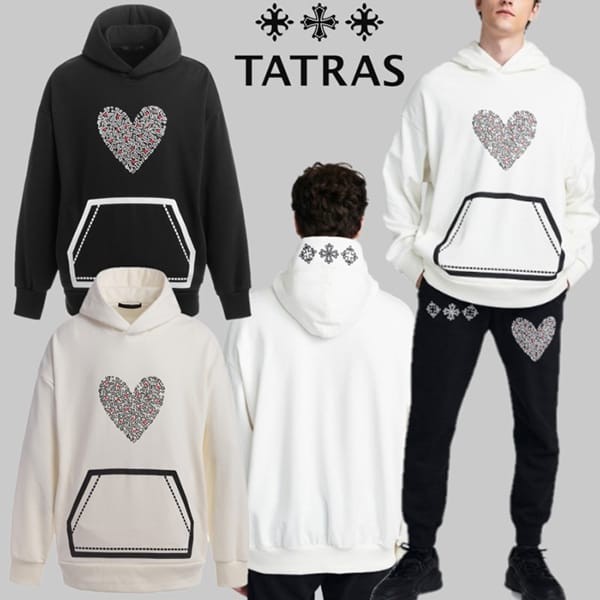 TATRAS 偽物 × Keith Haring ドロップショルダーフーディー 2色 MTKI23A8251