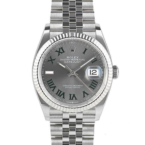 【セレブ多数愛用】ロレックス デイトジャスト コピー ステンレス・ホワイトゴールド 126234