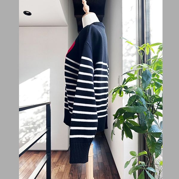 選べるお色アミ パリス DE COEUR ボーダー ニット セーター コピーam01113