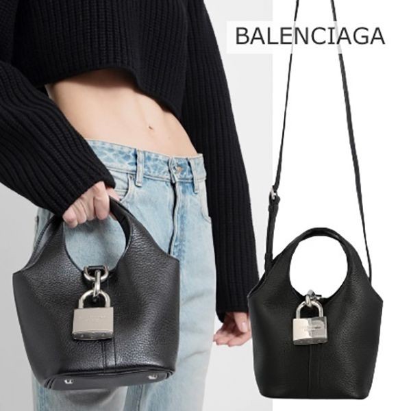 高級感溢れるバレンシアガ locker hobo bag S バッグ スーパーコピーレザーbl01113