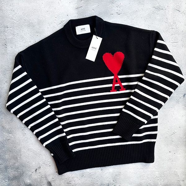 選べるお色アミ パリス DE COEUR ボーダー ニット セーター コピーam01113