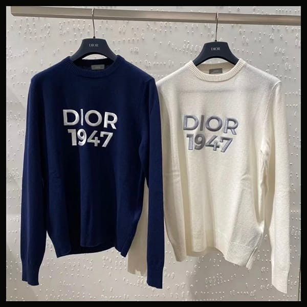 芸能人愛用ディオール ラウンドネックセーター コピー 2色 413M653AT759