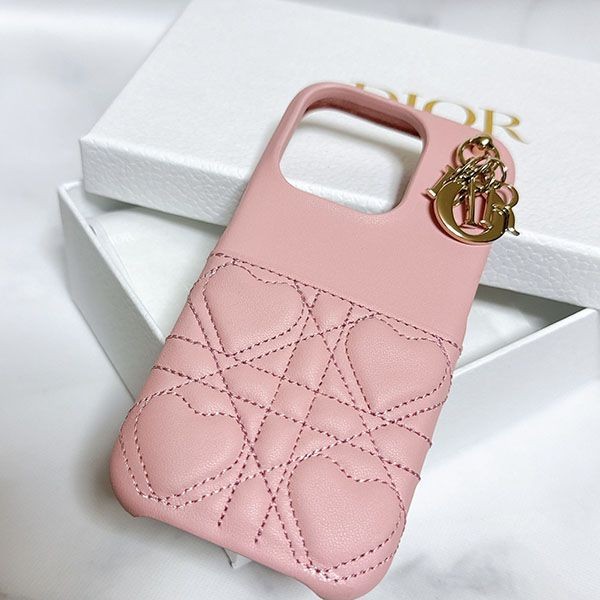 Lady ディオール iPHONE 15 PRO MAX ケース 偽物 ブラック S6002ONMJ