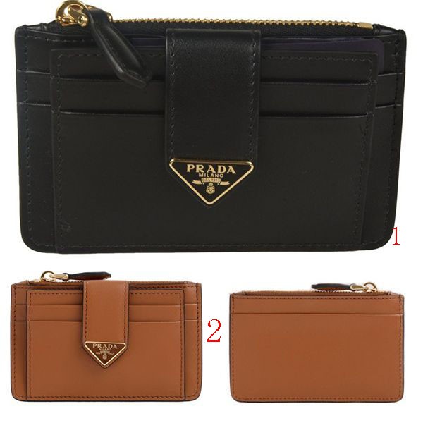 セレクトのおしゃれ☆プラダ レザーカードホルダー コピー ウォレット 1MC0382CNP