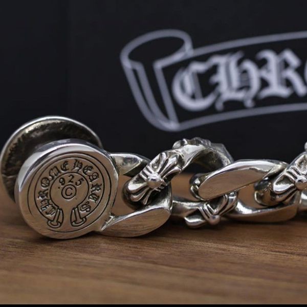 クロムハーツ ダガー IDブレスレット 偽物ファンシークリップ 6リンクch032010