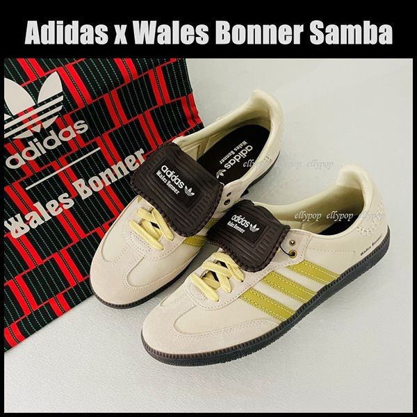 新色登場★アディダス ウェールズボナー サンバ 偽物Brown Ecru Tint アディダスサンバID0217
